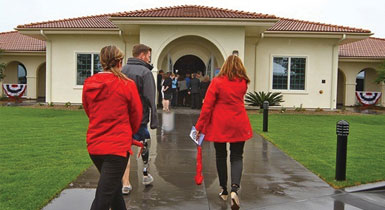 meeting at a facility